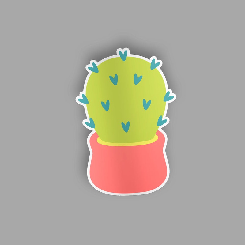 Cactus002 - Sticker
