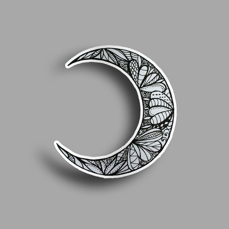 Moon - Sticker