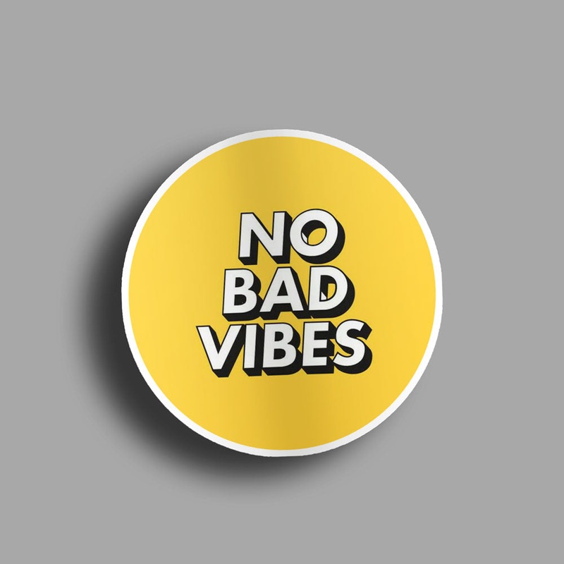 No Bad Vibes - Sticker
