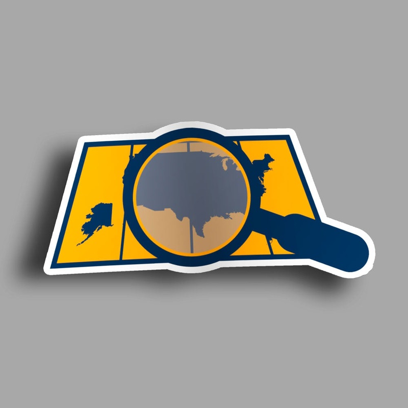 Search Map - Sticker