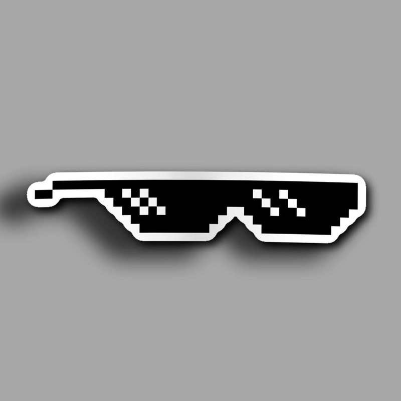 Thug Life Glasses - Sticker