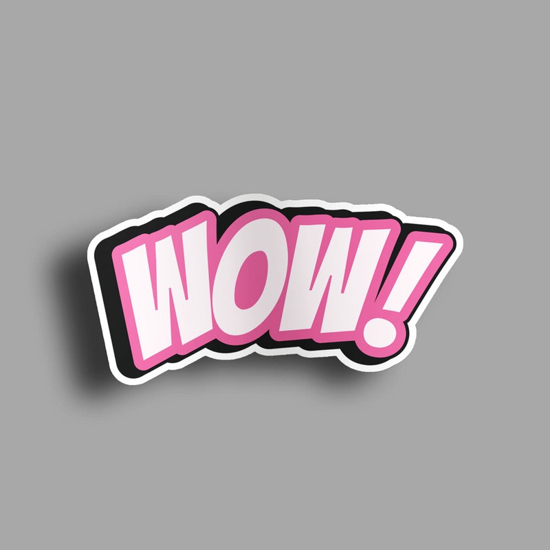WOW - Sticker