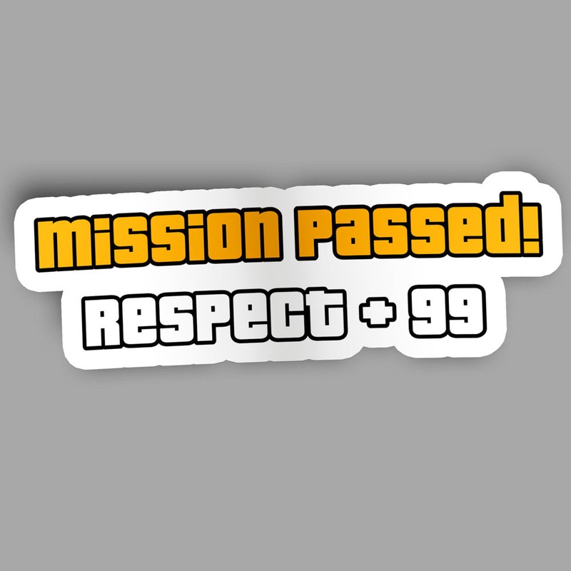 GTA Mission Passed - Sticker