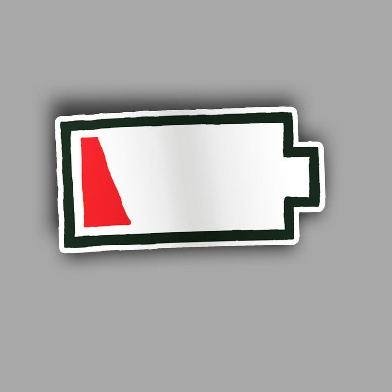 Low Battery - Sticker