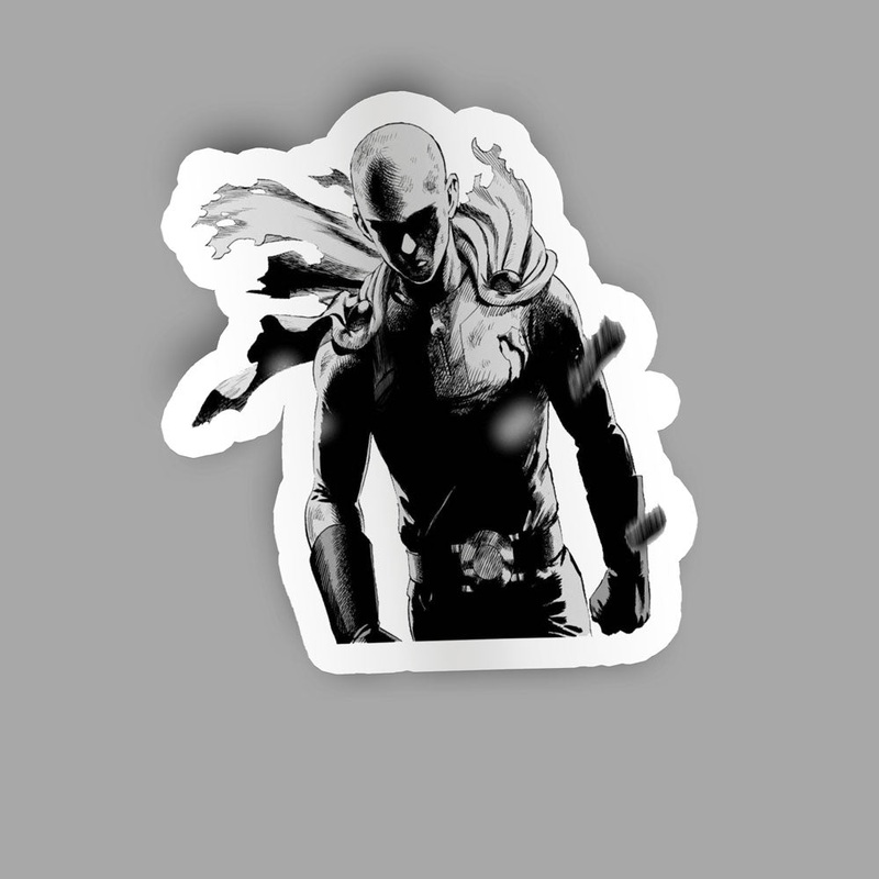 One Punch Man-Silhouette - Sticker