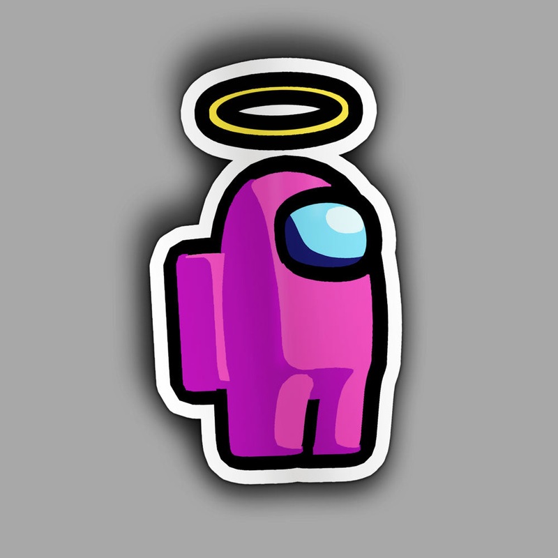 Purple Among Us - Sticker