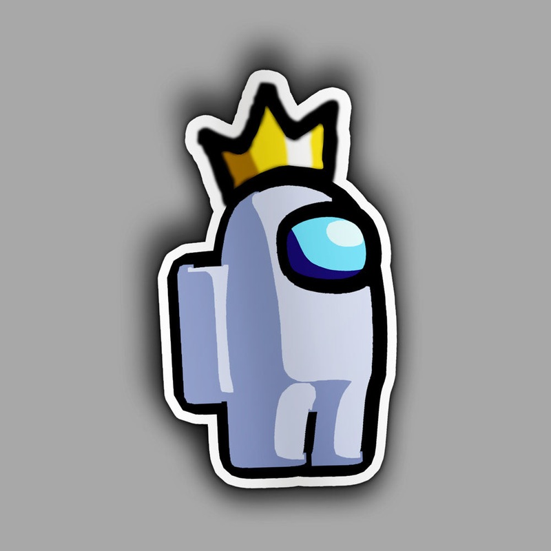 White Among Us - Sticker