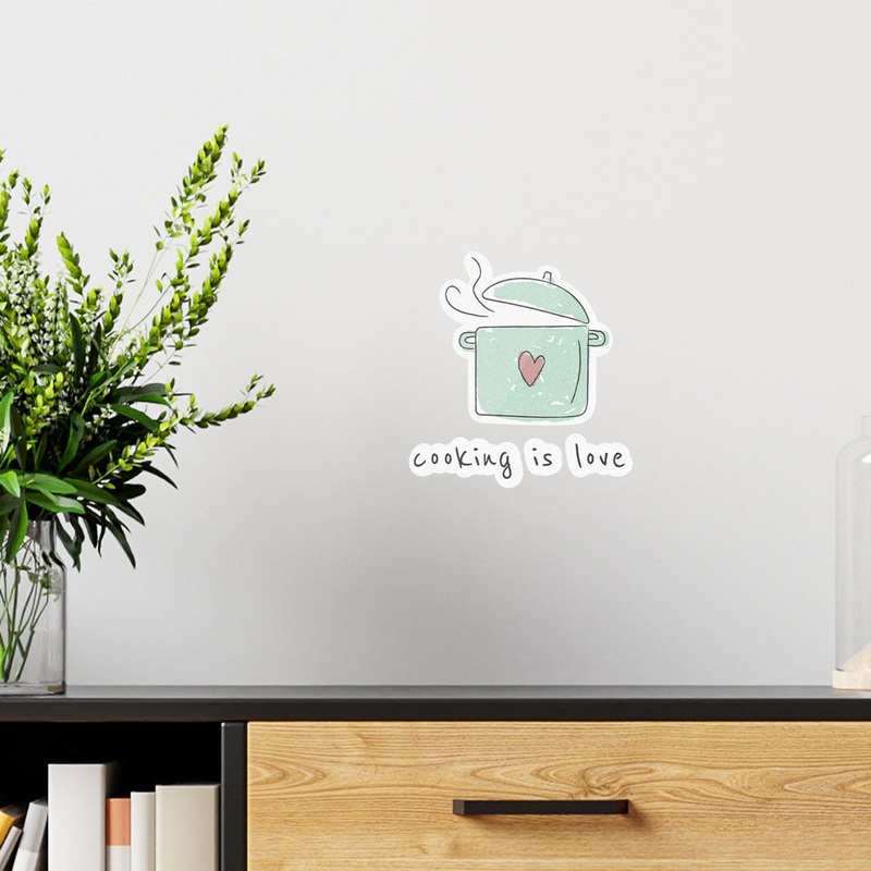 Cooking Is Love - Wall Sticker