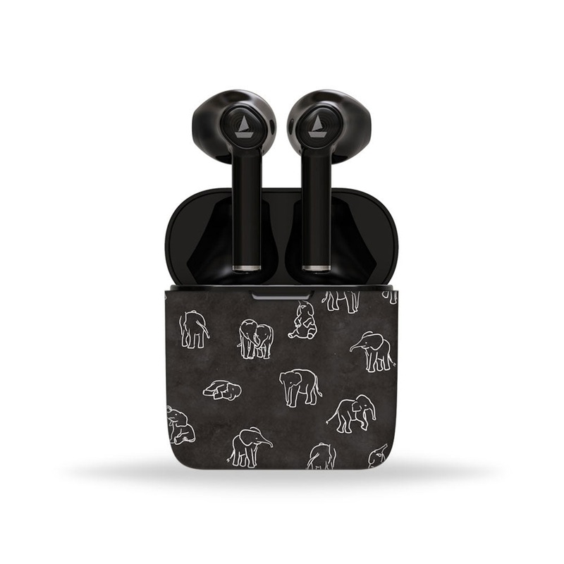 Elephant Doodle - BoAt Airdopes Skin 131,138,141,161,281 Pro,311,383,408,441