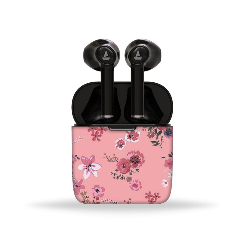 Floral Pink - BoAt Airdopes Skin 131,138,141,161,281 Pro,311,383,408,441
