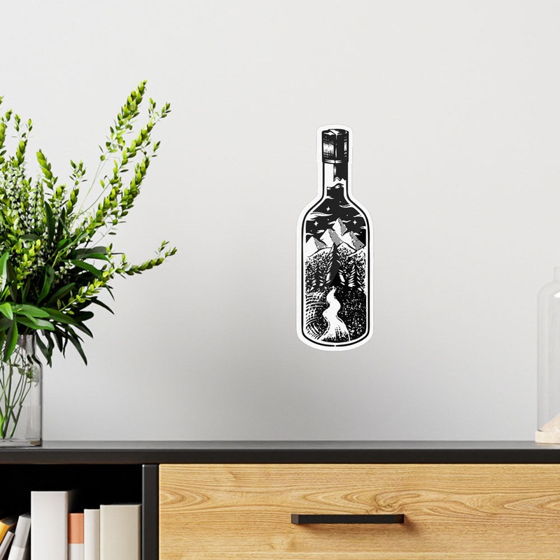 Landscape Bottle - Wall Sticker