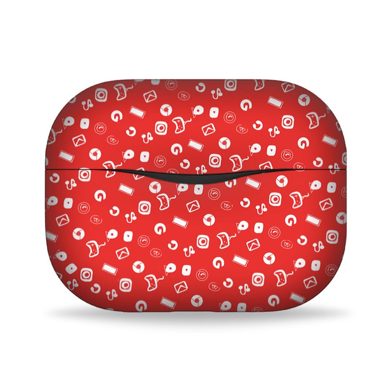 Red Doodle - Noise Buds Solo Skin