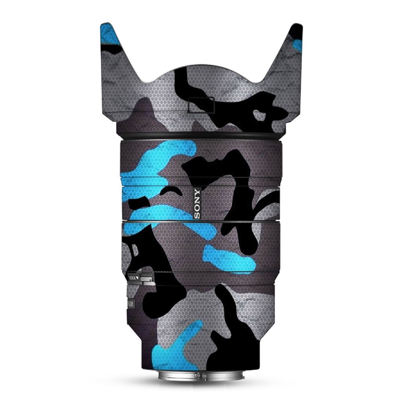 Blue Pattern camo - Sony Lens Skin
