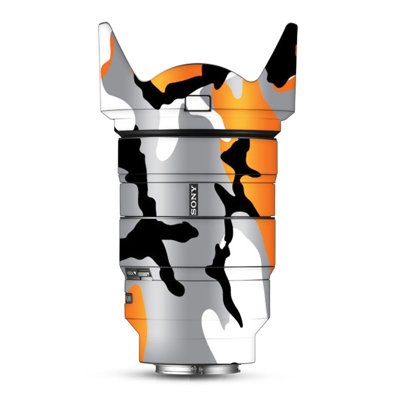 Orange camo - Sony Lens Skin