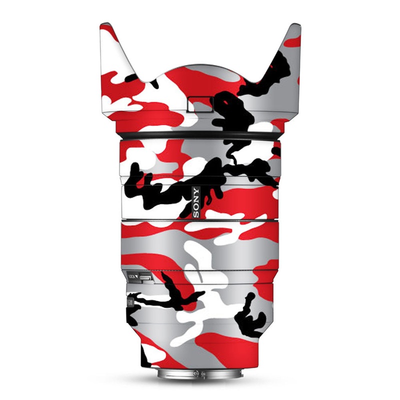 Red Camo - Sony Lens Skin