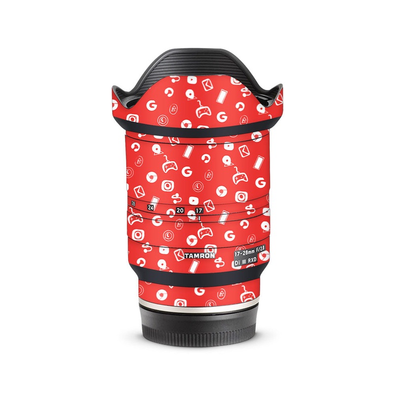 Red Doodle - Tamron Lens Skin