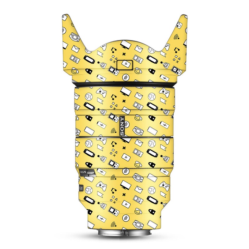 Yellow Retro - Sony Lens Skin