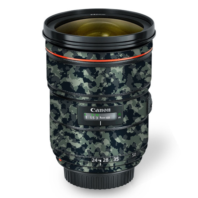 Black Tarn Camo- Canon Lens Skin