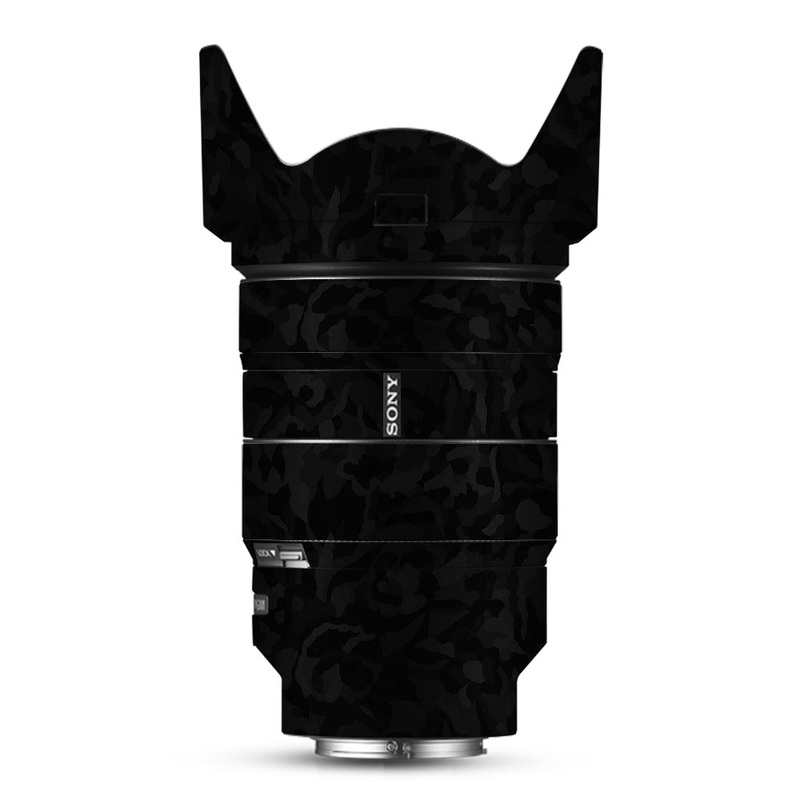 Black Textured Camo - Sony Lens Skin