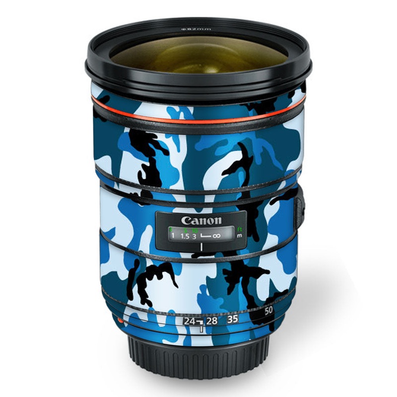 Blue Camo - Canon Lens Skin