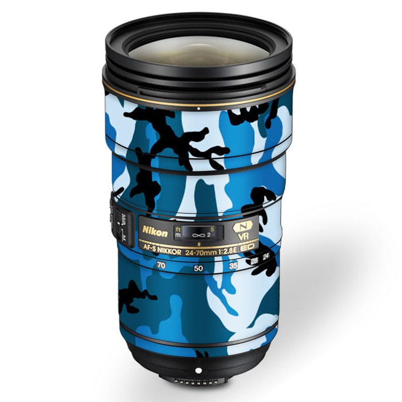 Blue Camo - Nikon Lens Skin