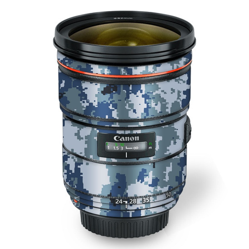 Blue Digi 02 - Canon Lens Skin