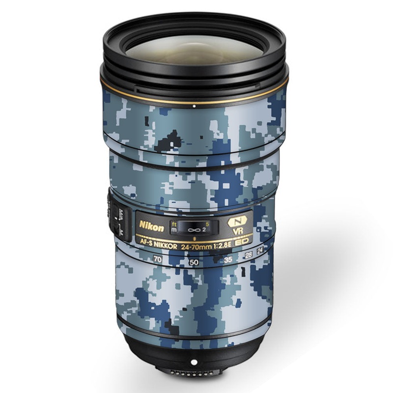 Blue Digi 02 - Nikon Lens Skin