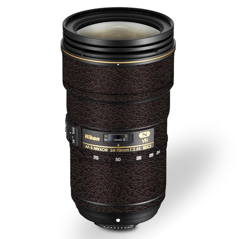 Dark Brown Leather - Nikon Lens Skin