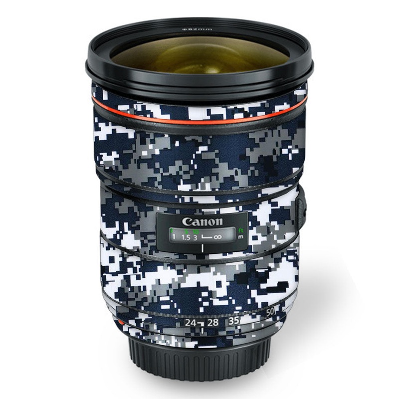 Dark Digi Blue  - Canon Lens Skin