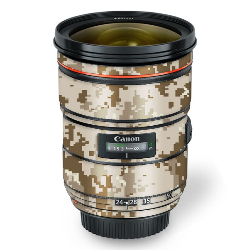 Desert Digital Camo - Canon Lens Skin