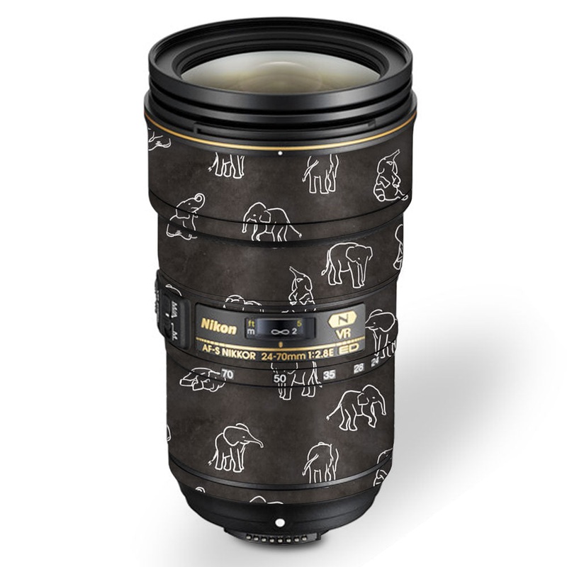 Elephant Doodle - Nikon Lens Skin
