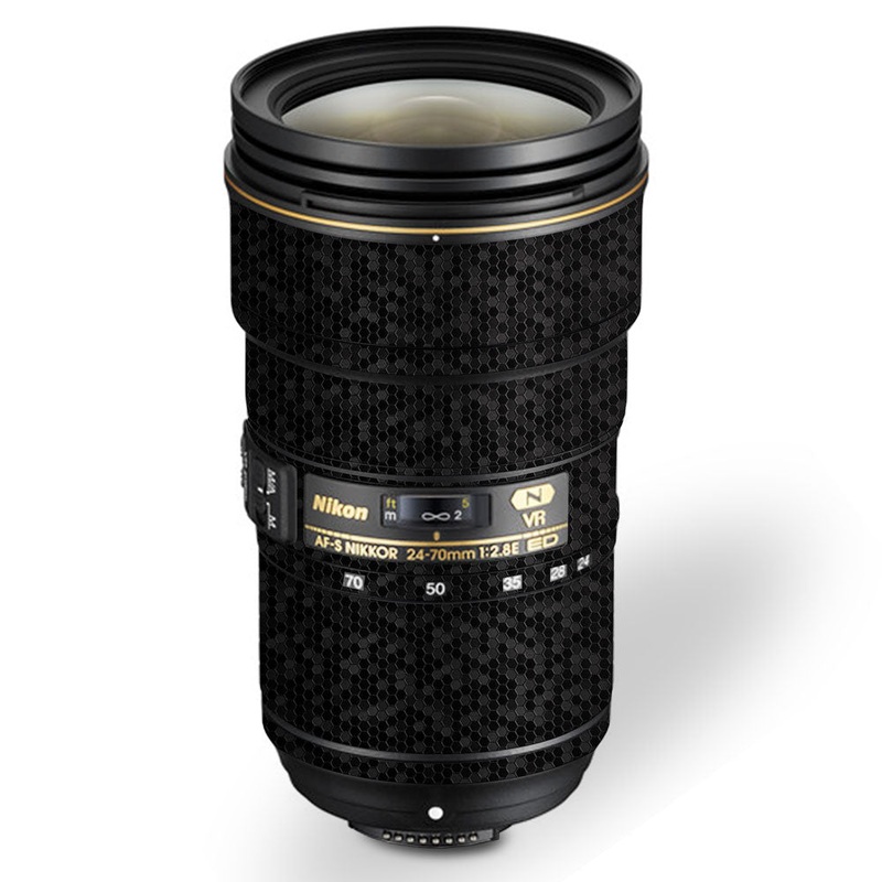 Honey Comb Black - Nikon Lens Skin