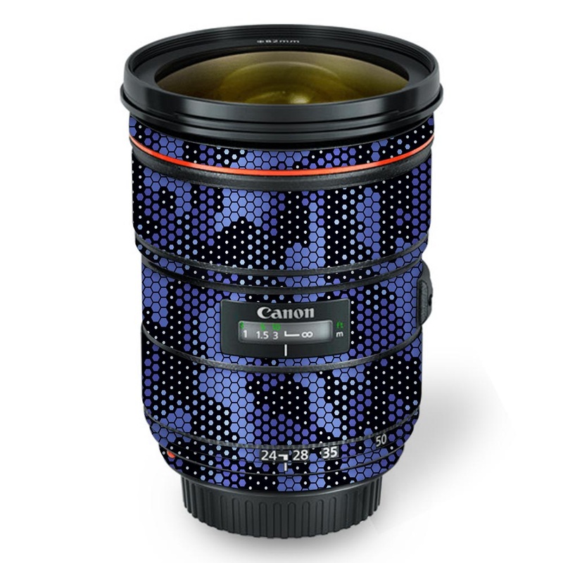 Blue Hive Camo - Canon Lens Skin