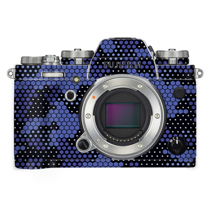 Blue Hive Camo - FujiFilm Camera Skin