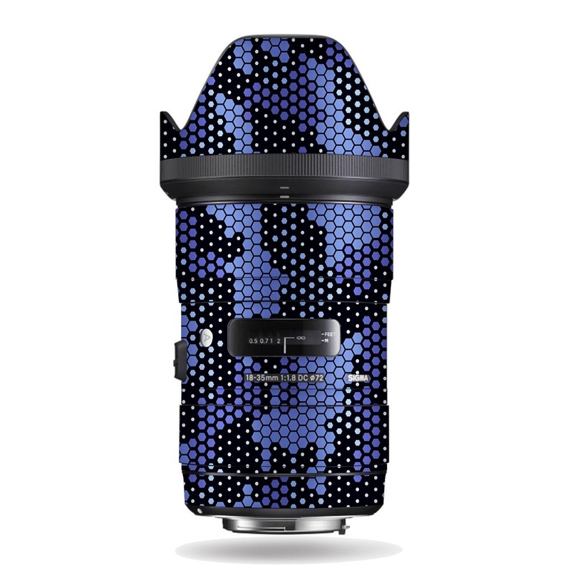Blue Hive Camo - Sigma Lens Skin