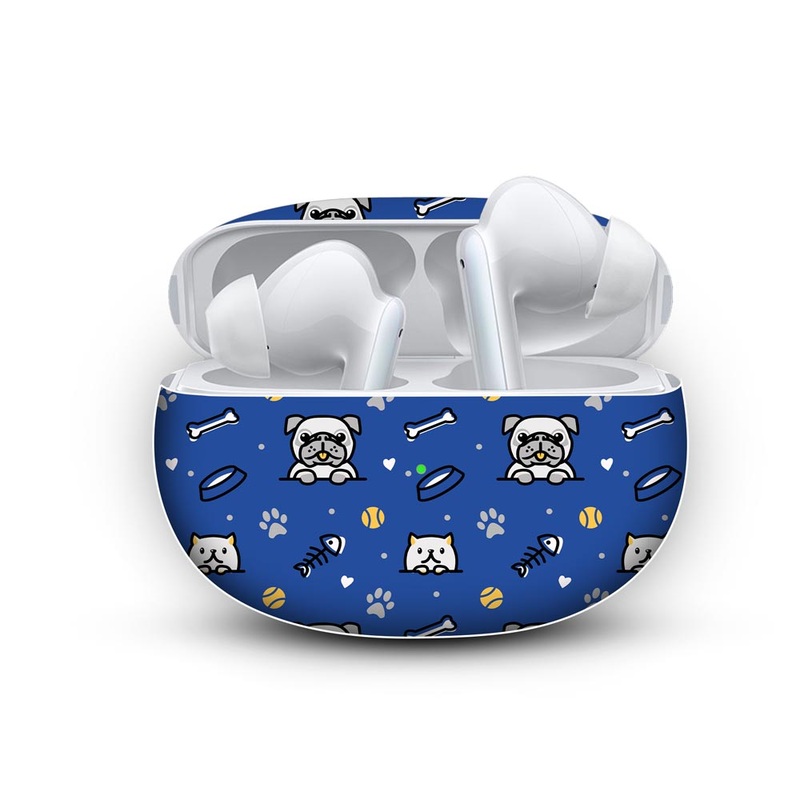 Dog And Cat Pattern By The Doodliest - Oppo Enco X Skin