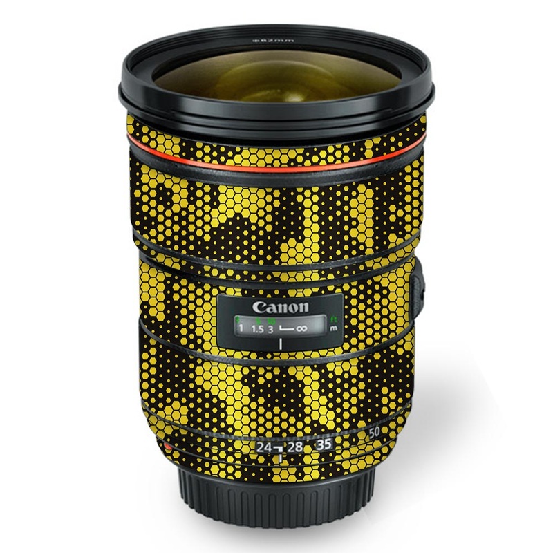 Gold Hive Camo - Canon Lens Skin