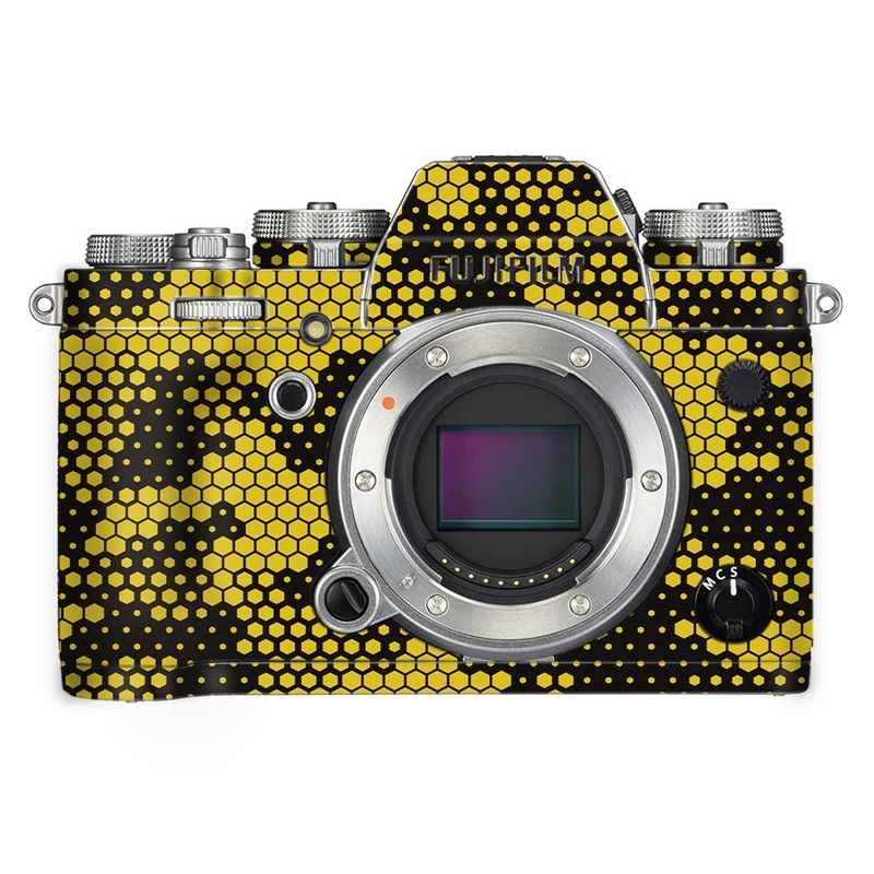 Gold Hive Camo - FujiFilm Camera Skin