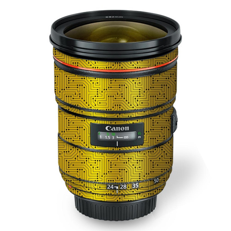 Golden Circuit - Canon Lens Skin