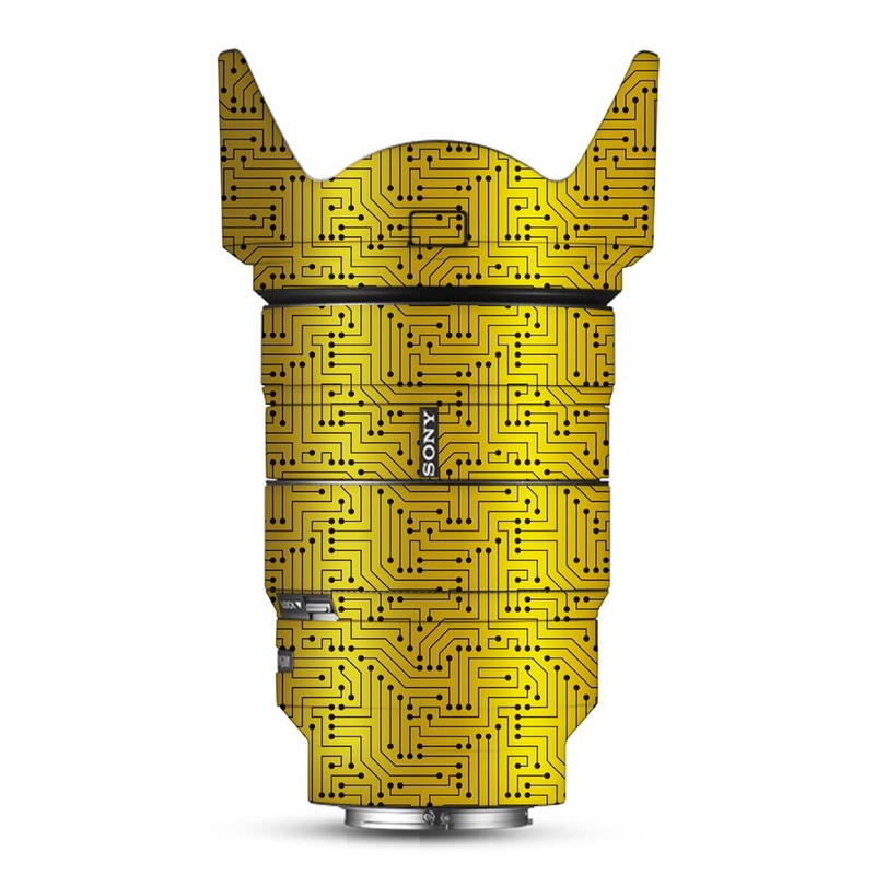 Golden Circuit - Sony Lens Skin