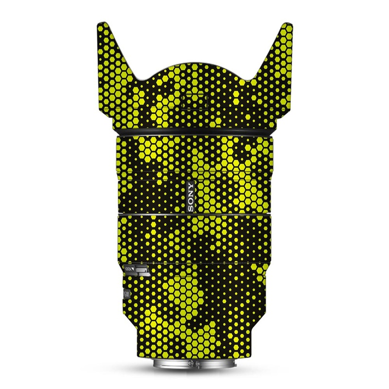 Green Neon Hive Camo - Sony Lens Skin