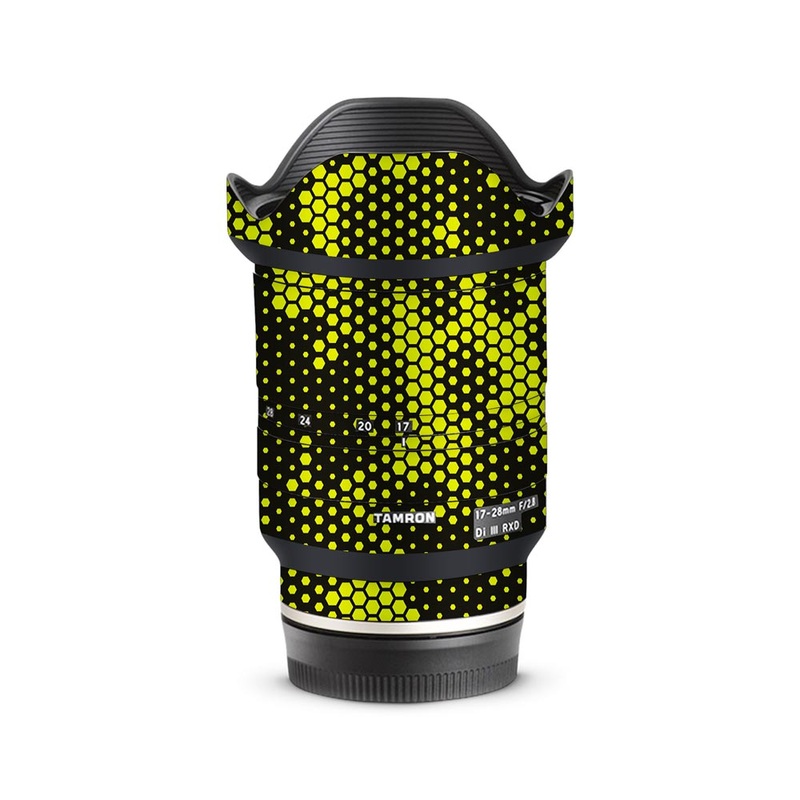 Green Neon Hive camo - Tamron Lens Skin
