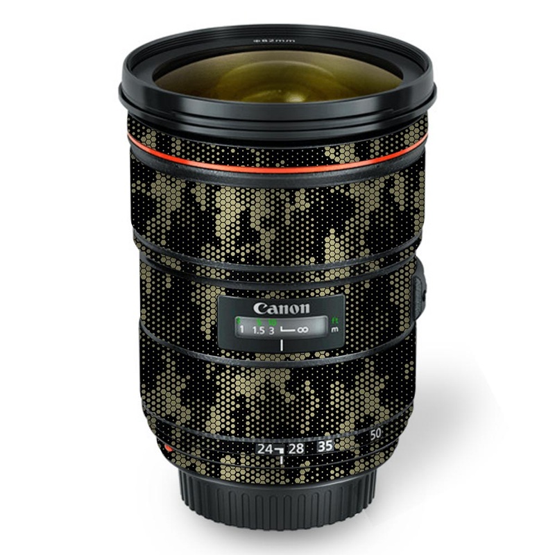 Grey Hive Camo - Canon Lens Skin