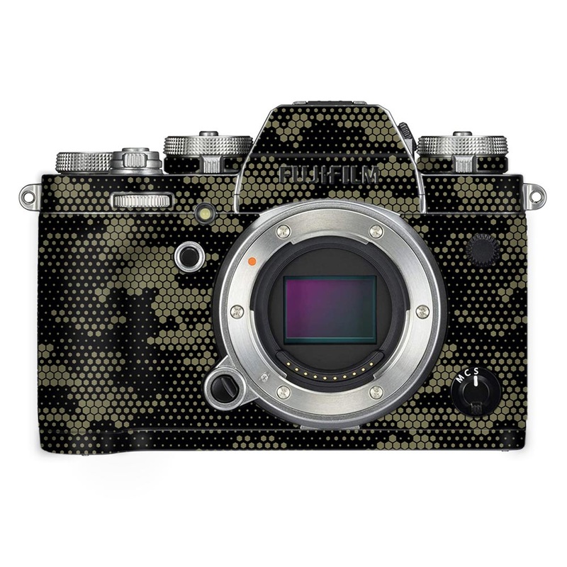 Grey Hive Camo - FujiFilm Camera Skin