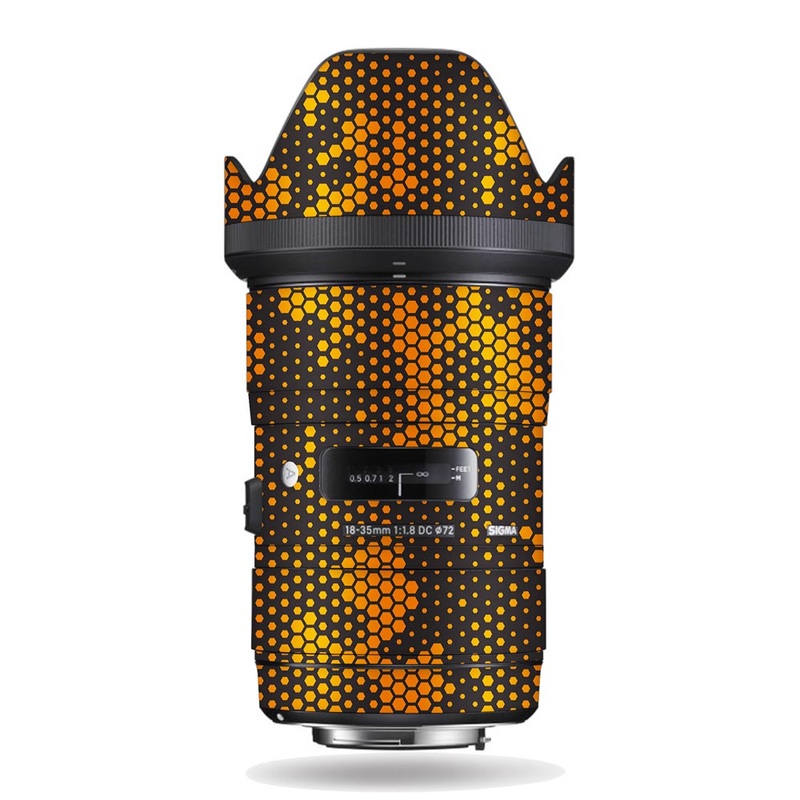 Orange Hive Camo - Sigma Lens Skin