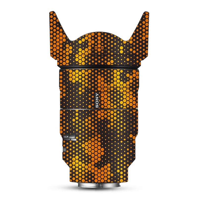 Orange Hive Camo - Sony Lens Skin