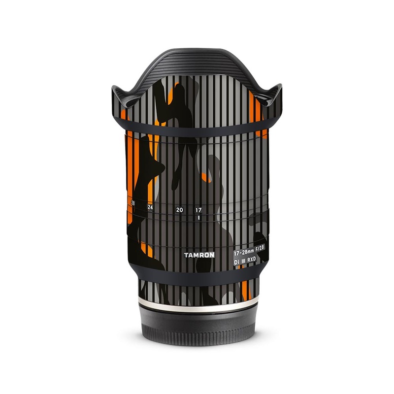 Orange Stripes camo - Tamron Lens Skin