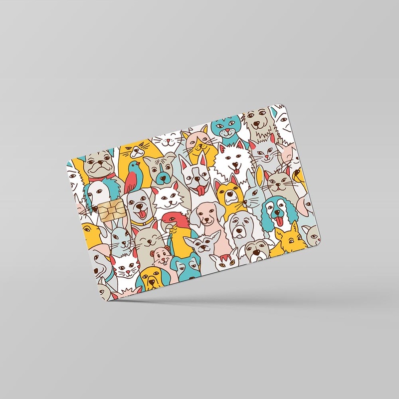 Pets By The Doodleist - Debit & Credit Card Skin