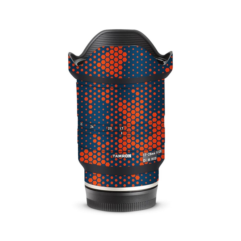Red And Blue Hive camo - Tamron Lens Skin