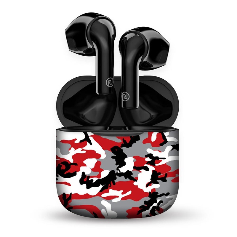 Red Camo - Noise Buds Mini Skin